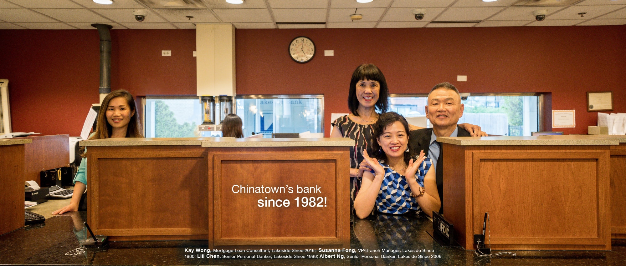 Chinatown\'s bank since 1982