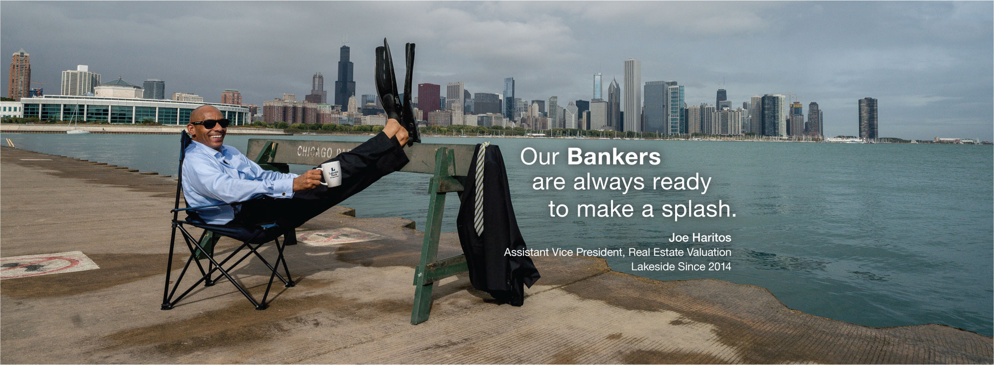 Our bankers are always ready to make a splash